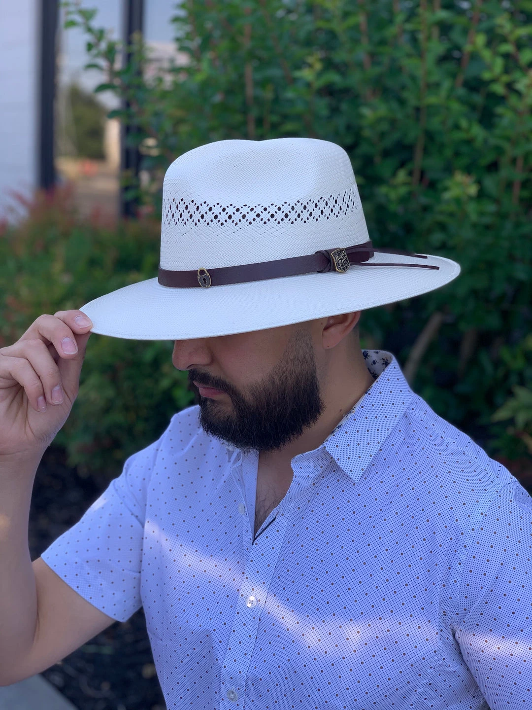 Guadalajara Western Wear Men Terenzio Royal Palm Straw Hat 6 Guadalajara Western Wear Men Terenzio Royal Palm Straw Hat