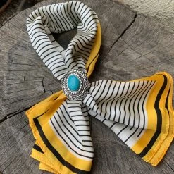 Guadalajara Western Wear Black And Yellow Print Accessories