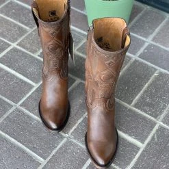 Guadalajara Western Wear Cuadra Brown Copenage Deer With Side Zipper Semi Oval Toe Cowboy Boots Men 10 Guadalajara Western Wear Cuadra Brown Copenage Deer With Side Zipper Semi Oval Toe Cowboy Boots Men
