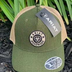 Guadalajara Western Wear Accessories Ariat Men's Round Shield Logo Cap