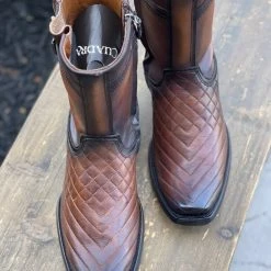 Cuadra Acanalado Dubai Toe Leather Ankle Boot