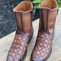 Cuadra Miel Sillero Dubai Toe Leather Ankle Boot