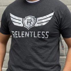 Guadalajara Western Wear Black Relentless Logo T-Shirt Men