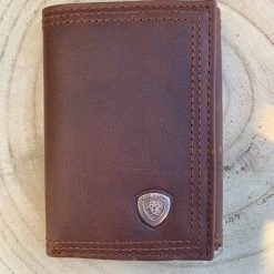 Guadalajara Western Wear Ariat Mens Trifold Western Wallet Accessories