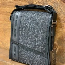 Guadalajara Western Wear Cuadra Fusion Black Shark Messenger Bag