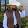 Cuadra Men's Lamb Vest Brown 1 Cuadra Men's Lamb Vest Brown