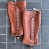 Guadalajara Western Wear Polaina Hebilla Cognac / Honey Chaps