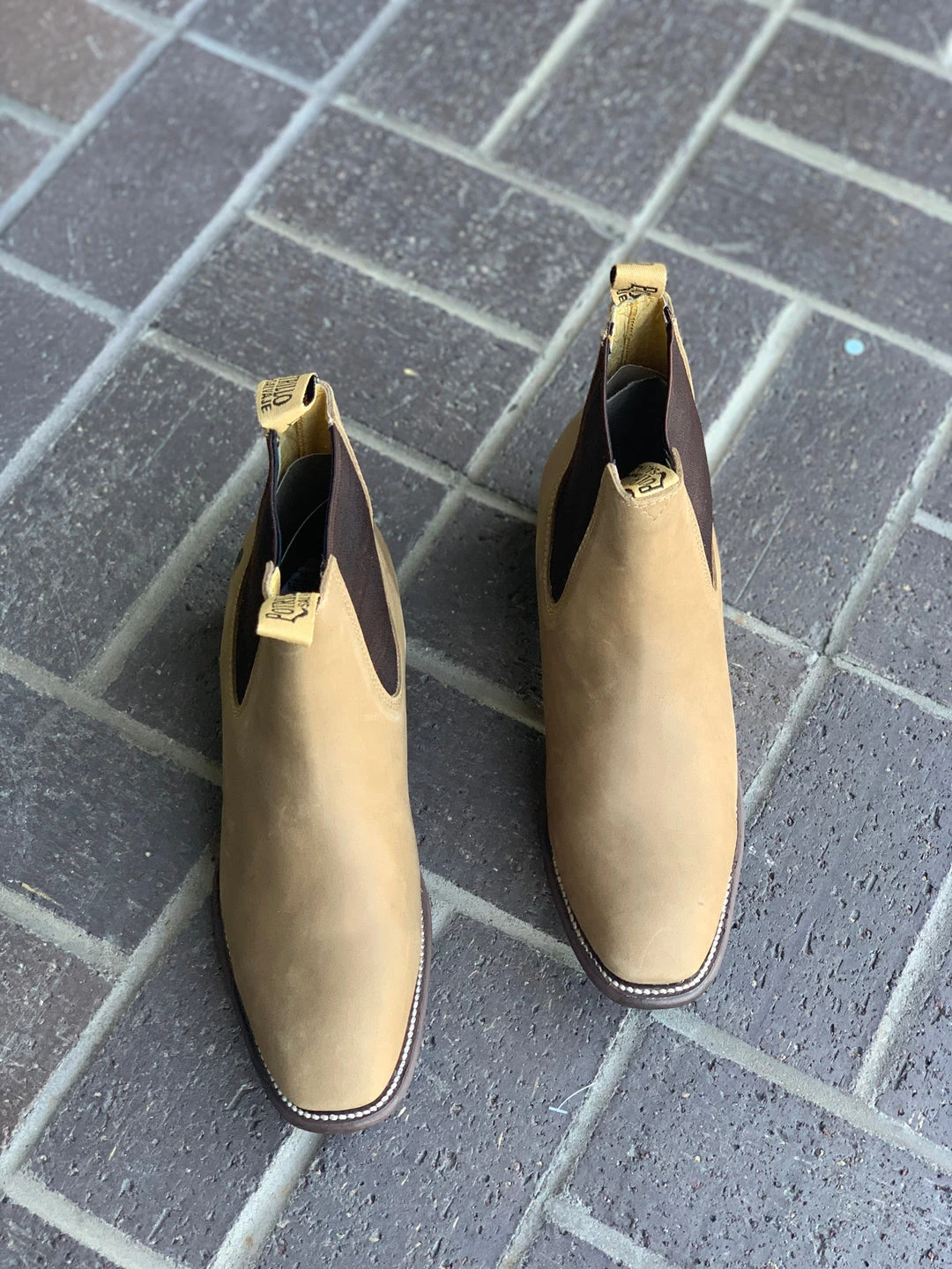 Guadalajara Western Wear Crazy Horse Leather Sole Botin Charro Men 5 Guadalajara Western Wear Crazy Horse Leather Sole Botin Charro Men