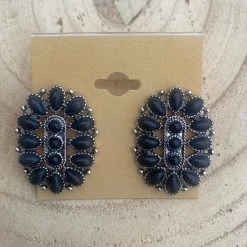 Guadalajara Western Wear Black Shiny Studs