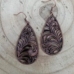 Guadalajara Western Wear Women Western Bronze Hoop