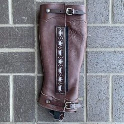 Guadalajara Western Wear Polaina Hebilla Cafe / Brown Chaps