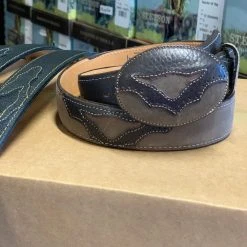 Guadalajara Western Wear Cinto Vaquero Evilla Redonda Cafe/Cafe Outlet