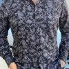 Guadalajara Western Wear Men's Italian Print Long Sleeve Shirt - B607