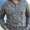 Guadalajara Western Wear Men's Italian Print Long Sleeve Shirt - B608 2 Guadalajara Western Wear Men's Italian Print Long Sleeve Shirt - B608