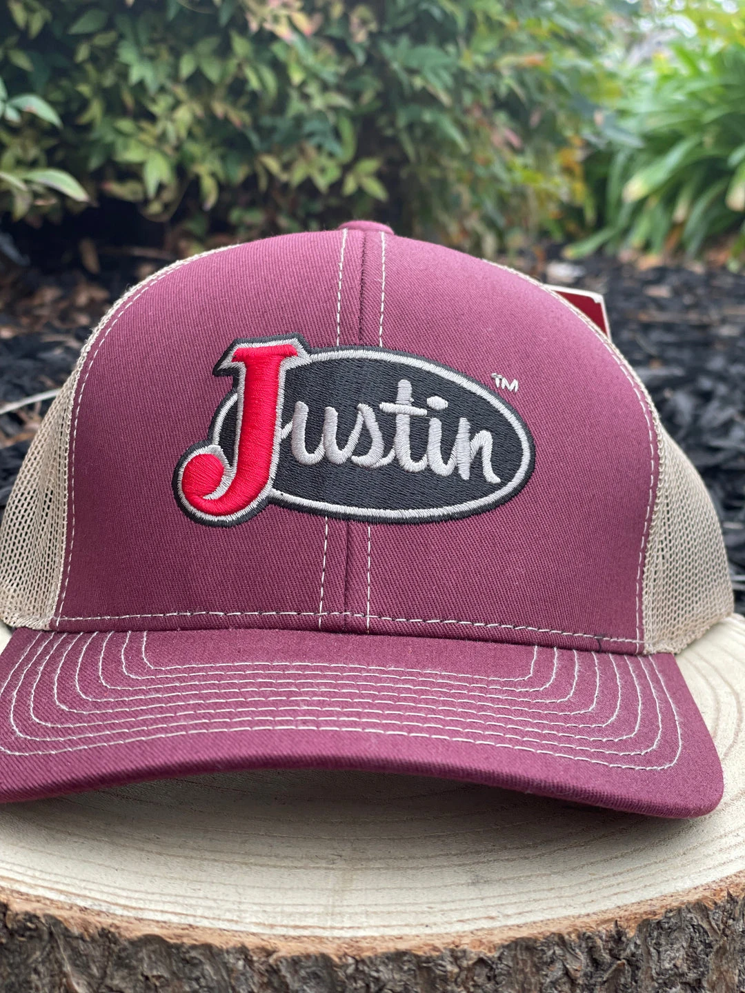 Guadalajara Western Wear Accessories Justin Cap - Maroon 3 Guadalajara Western Wear Accessories Justin Cap - Maroon