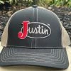 Guadalajara Western Wear Accessories Justin Cap - Black 2 Guadalajara Western Wear Accessories Justin Cap - Black