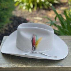 Stetson 6x Spartan Silverbelly Cowboy Felt Hat Sinaloa (Copa Chica Falda/Brim 3.5