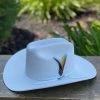 Stetson 6x Spartan Premium White Cowboy Felt Hat Sinaloa (Copa Chica Falda/Brim 3.5") Men 2 Stetson 6x Spartan Premium White Cowboy Felt Hat Sinaloa (Copa Chica Falda/Brim 3.5") Men