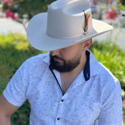 Stetson 6x Spartan Silverbelly Cowboy Felt Hat Sinaloa (Copa Chica Falda/Brim 3.5
