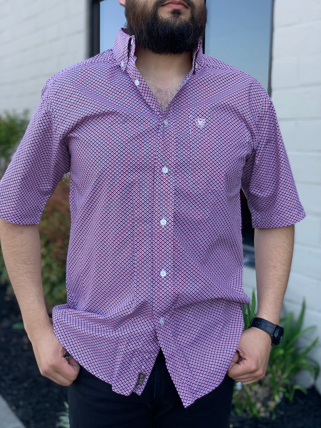 Guadalajara Western Wear Ariat Ganache Classic Fit Short Sleeve Shirt Men 3 Guadalajara Western Wear Ariat Ganache Classic Fit Short Sleeve Shirt Men