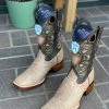 Guadalajara Western Wear Wild West Mocha Ostrich Belly Wide Square Toe Cowboy Boots Men 1 Guadalajara Western Wear Wild West Mocha Ostrich Belly Wide Square Toe Cowboy Boots Men