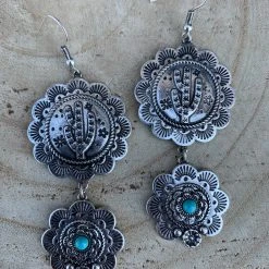 Guadalajara Western Wear Cactus Dangles