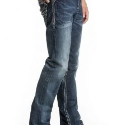 Guadalajara Western Wear Rock Revival Ephal J2 Straight Cut Jean Men