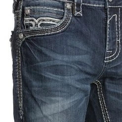 Guadalajara Western Wear Rock Revival Ephal J2 Straight Cut Jean Men 11 Guadalajara Western Wear Rock Revival Ephal J2 Straight Cut Jean Men