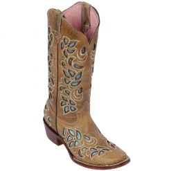 Reywelt Quincy Square Toe Western Cowgirl Boots - Q312L6231