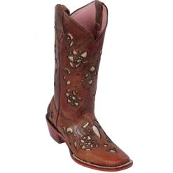 Reywelt Quincy Square Toe Western Cowgirl Boots - Q312L6250 Women