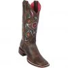 Reywelt Quincy Wide Square Toe Western Cowgirl Boots - Q3225059F