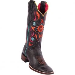 Reywelt Women Quincy Wide Square Toe Western Cowgirl Boots - Q3225409F