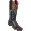 Reywelt Women Quincy Wide Square Toe Western Cowgirl Boots - Q3225409