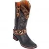 Reywelt Quincy Wide Square Toe Western Cowgirl Boots - Q3225709 Women 2 Reywelt Quincy Wide Square Toe Western Cowgirl Boots - Q3225709 Women