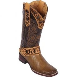Reywelt Quincy Wide Square Toe Western Cowgirl Boots - Q3225731