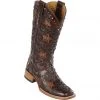 Reywelt Women Quincy Wide Square Toe Western Cowgirl Boots - Q322L6207