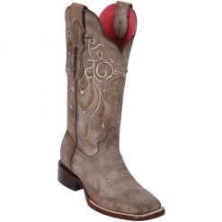 Reywelt Women Quincy Wide Square Toe Western Cowgirl Boots - Q322T6311