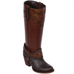 Reywelt Women Quincy Round Toe Western Cowgirl Boots - Q392707