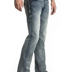 Guadalajara Western Wear Rock Ramiro J201 Straight Cut Jean Men
