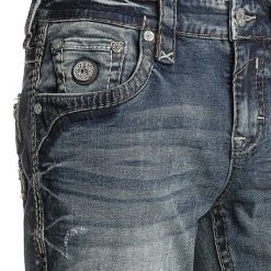 Guadalajara Western Wear Rock Ramiro J201 Straight Cut Jean Men