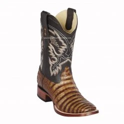 Guadalajara Western Wear Men Los Altos Porto Oryx Caiman Belly Wide Square Toe Cowboy Boots