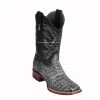 Guadalajara Western Wear Los Altos Sahara Rustic Black Caiman Belly Wide Square Toe Cowboy Boots Men 2 Guadalajara Western Wear Los Altos Sahara Rustic Black Caiman Belly Wide Square Toe Cowboy Boots Men