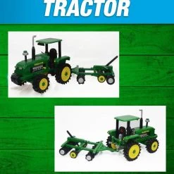 Guadalajara Western Wear Tombstone 100% Handmade Wood Tractor Playset (Green)