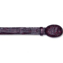 Guadalajara Western Wear Los Altos Caiman Belly Cowboy Belt Men