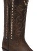 Guadalajara Western Wear White Diamond Brown Snip Toe Women Boot 2 Guadalajara Western Wear White Diamond Brown Snip Toe Women Boot