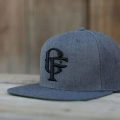 Guadalajara Western Wear Cowboy Fresh Flat Brim Snapback Dark Heather/Black Accessories