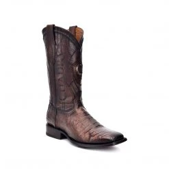 Guadalajara Western Wear Cuadra Paris Cafe Caiman Belly Wide Square Toe Cowboy Boot Men