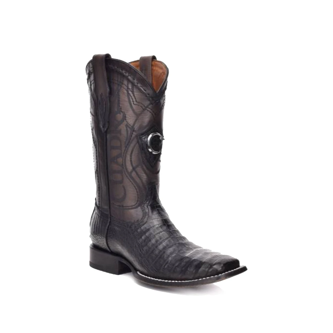Guadalajara Western Wear Cuadra Black Caiman Belly Wide Square Toe Cowboy Boot Men 3 Guadalajara Western Wear Cuadra Black Caiman Belly Wide Square Toe Cowboy Boot Men
