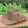 Men Stetson 6x Rancher Acorn Cowboy Felt Hat (Copa Alta Falda/Brim 3.5")
