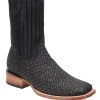 Guadalajara Western Wear White Diamond Men's Tiburon Black Dubai Ankle Boot
